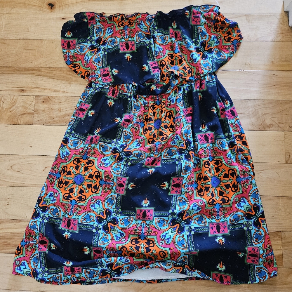 Peach Love California Strapless Dress